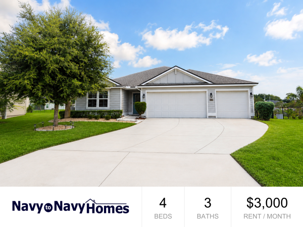4 bedrooms, 3 bathrooms, and a 3-car garage, Fenced - water view property image