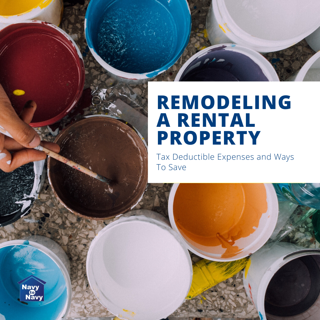 remodeling rental property tax deductible