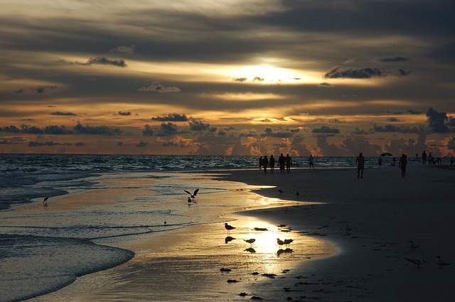 Sunset on a Florida beach